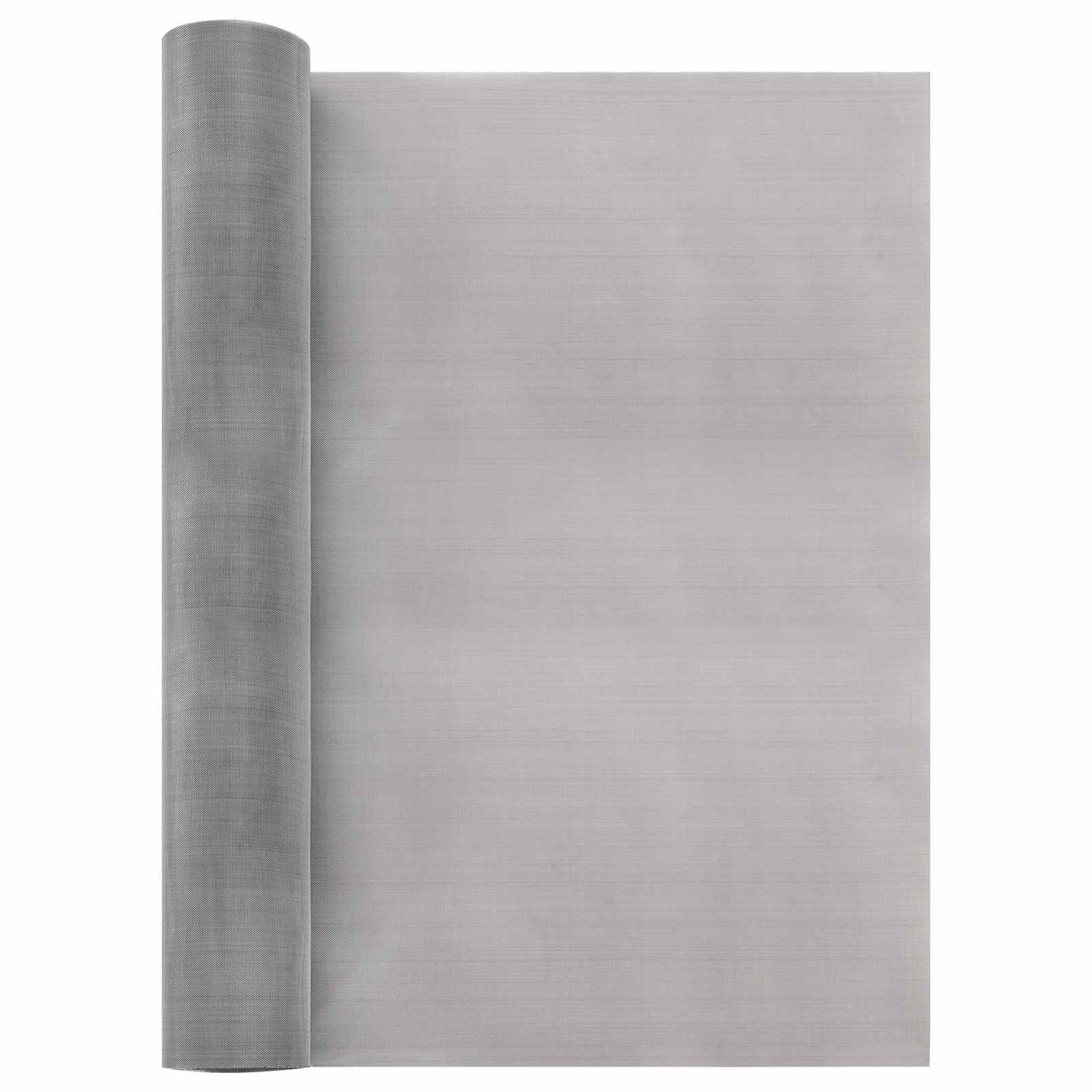 vidaXL Gaas Scherm 20 x 500 cm 20 Mesh RVS 201 Zilverkleurig