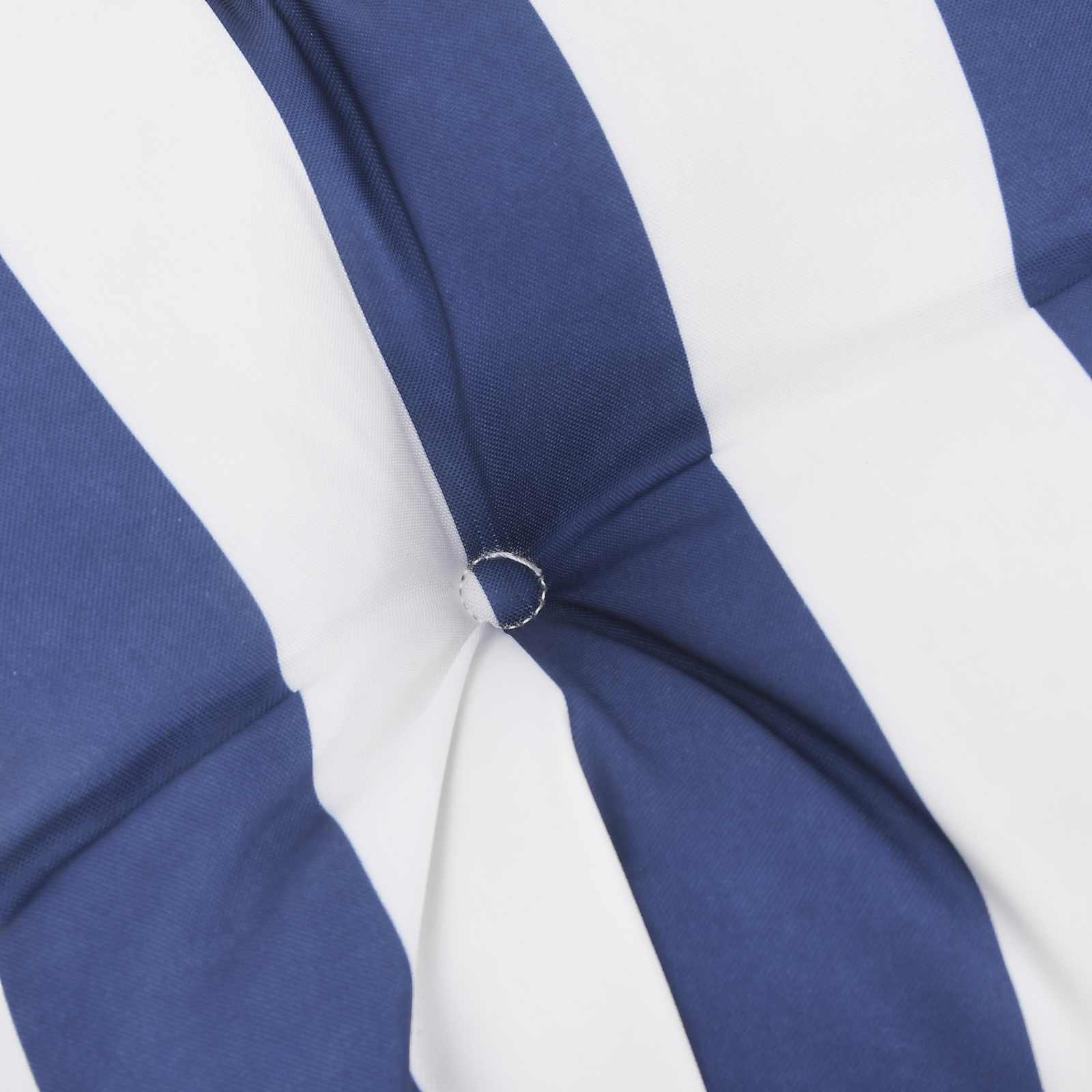 vidaXL Buiten Kussen 2 pcs Blauw en Wit 120 x 50 x 7 cm Stof