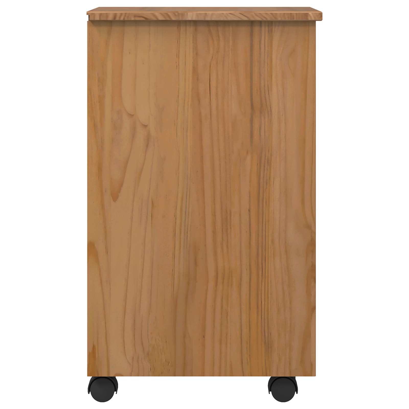 vidaXL Rolkast met lades CORONA Massief grenenhout en engineered wood