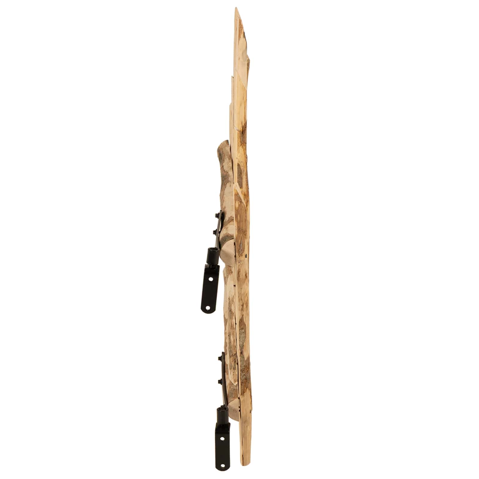 vidaXL Gebogen hekdeur 100 x 90 cm Geïmpregneerd Hazelhout Naturel