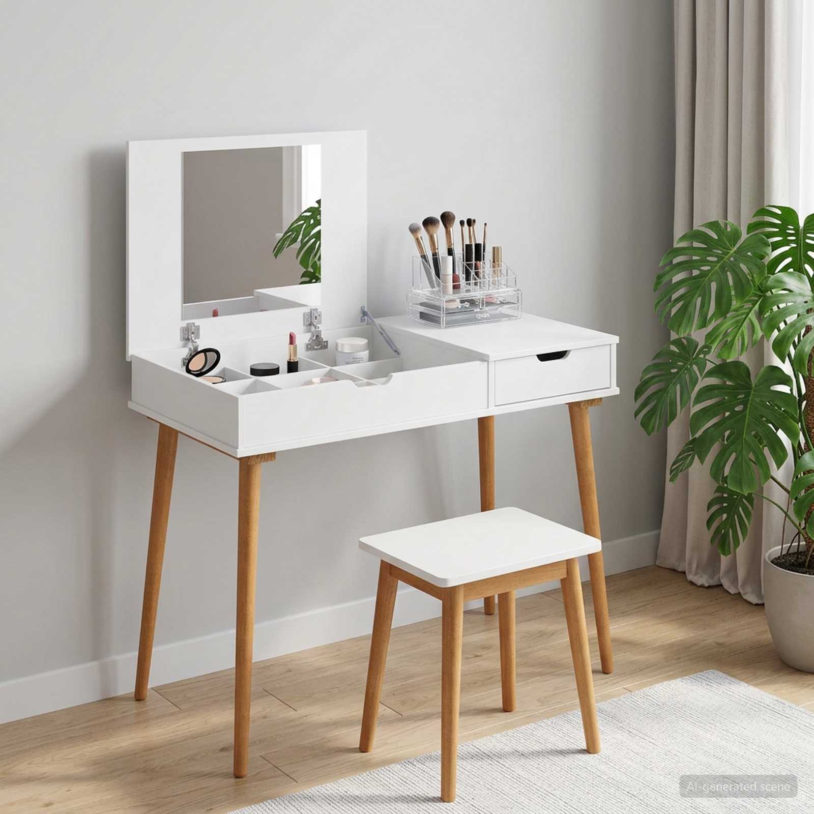 vidaxl Plafondtafel FAUSKE Wit 76 x 50 x 78 cm