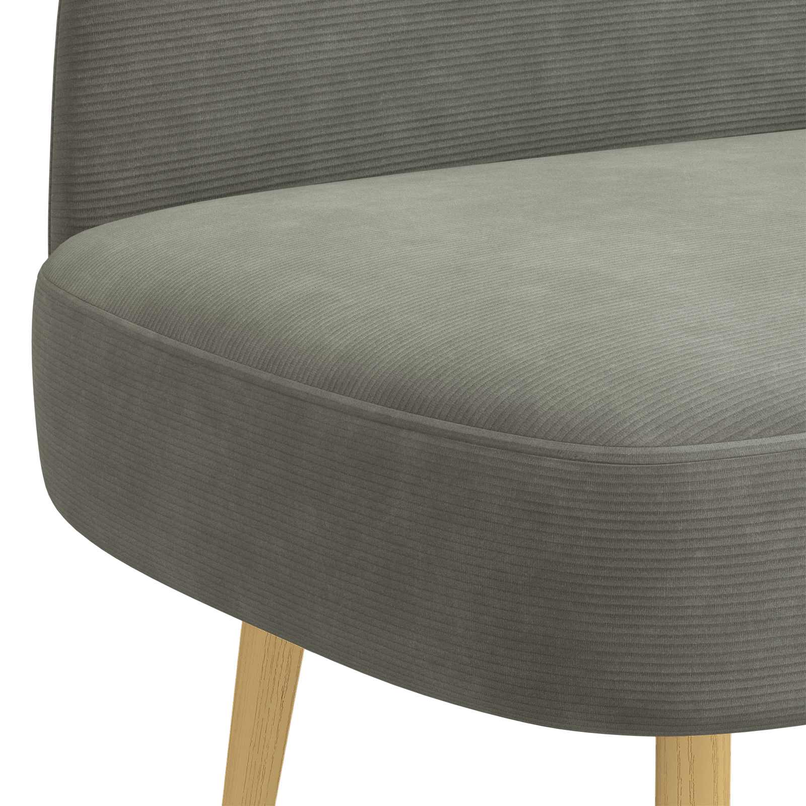 vidaXL Beklede bank met rugleuning Lichtgrijs 110 x 60 x 76 cm
