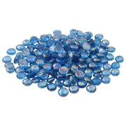vidaXL Glasnugget 17-19 mm Licht kobaltblauw Glas