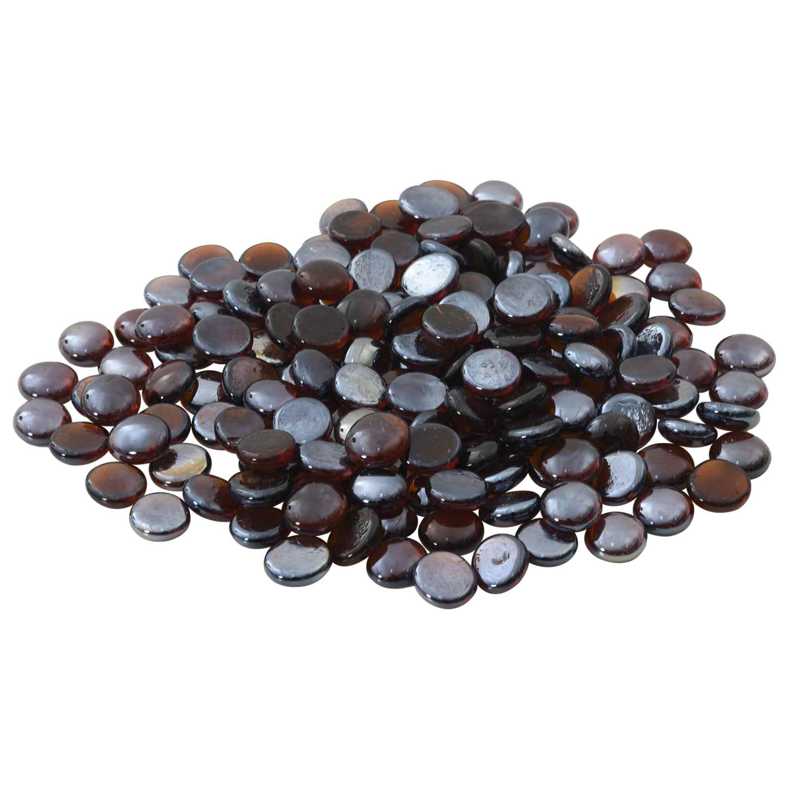 vidaXL Glasnugget 17-19 mm Licht kobaltblauw Glas