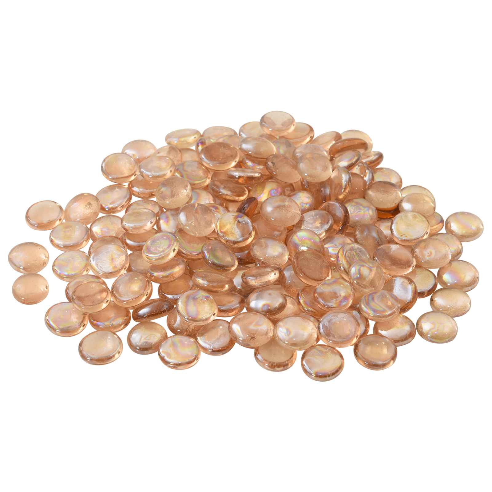 vidaXL Glasnugget 17-19 mm Licht kobaltblauw Glas