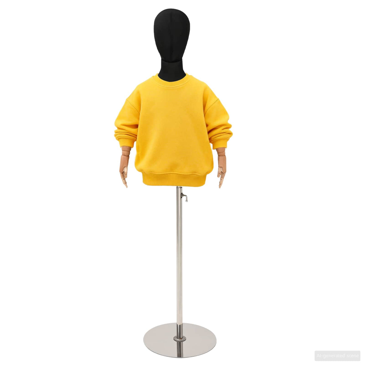 vidaXL Verstelbare 120-150 cm Mannequin met Basis Uniseks PP Wit