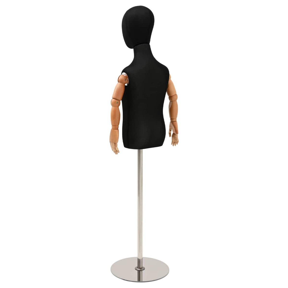 vidaXL Verstelbare 120-150 cm Mannequin met Basis Uniseks PP Wit
