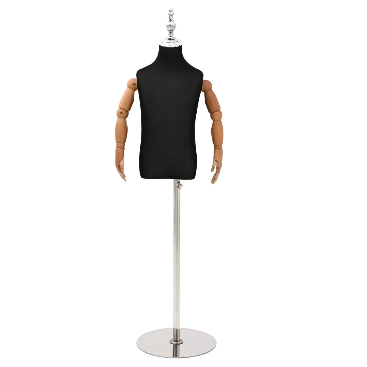 vidaXL Verstelbare 120-150 cm Mannequin met Basis Uniseks PP Wit