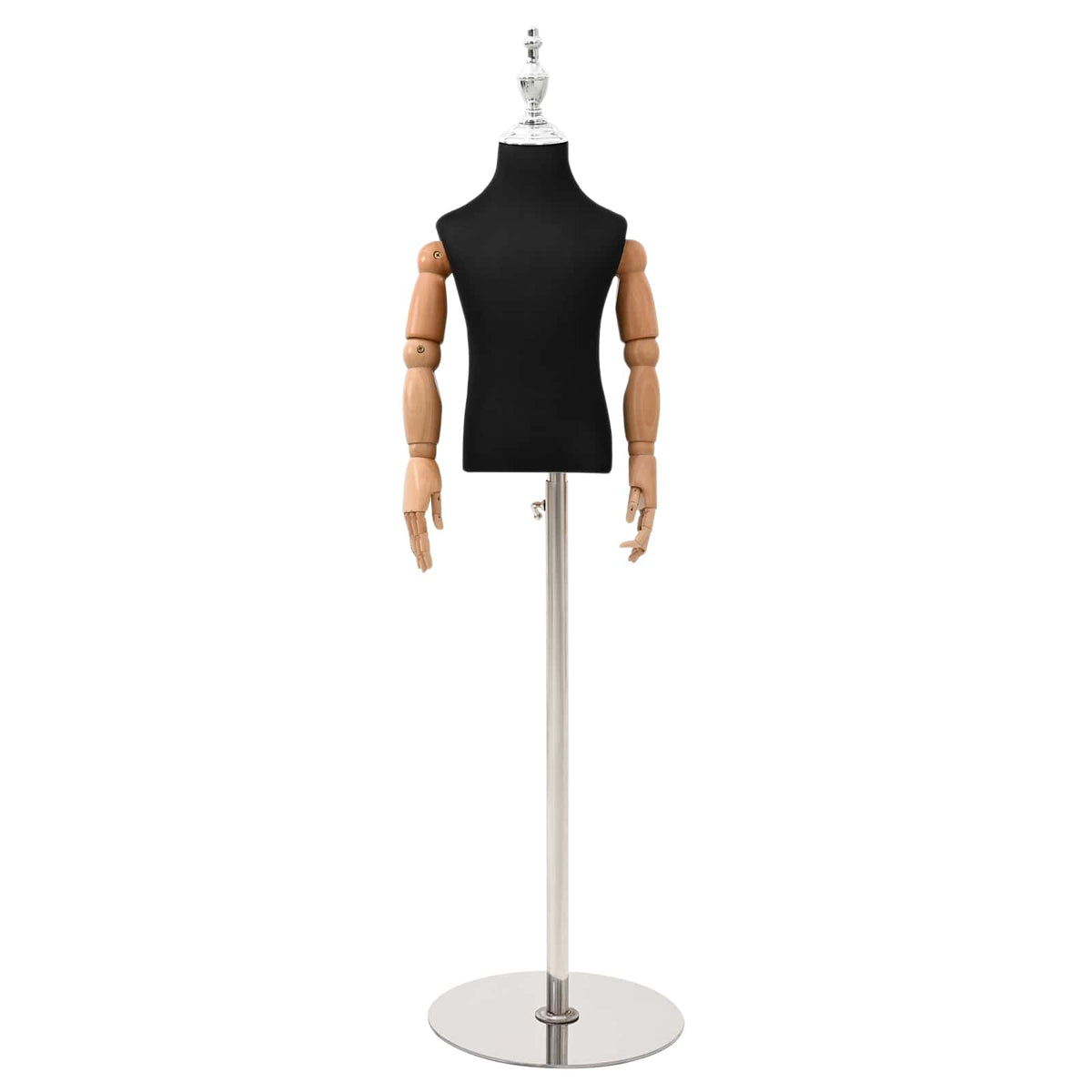 vidaXL Verstelbare 120-150 cm Mannequin met Basis Uniseks PP Wit