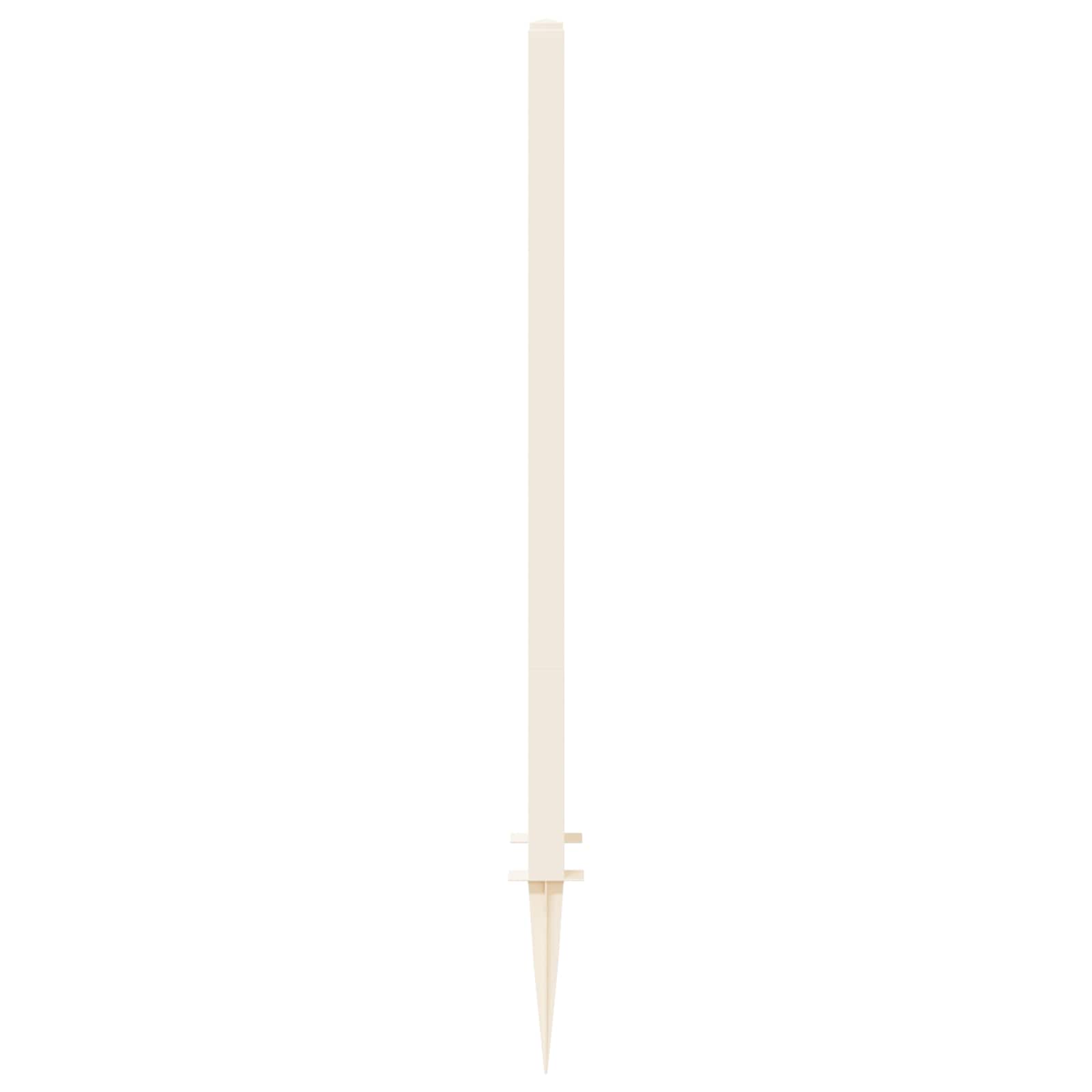 vidaXL Trellis met Spike Wit 99 x 6 x 165 cm PP