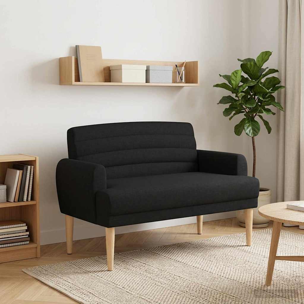 vidaXL Loungebank met knopencomfort Lichtgrijs 116 x 67 x 80 cm Stof