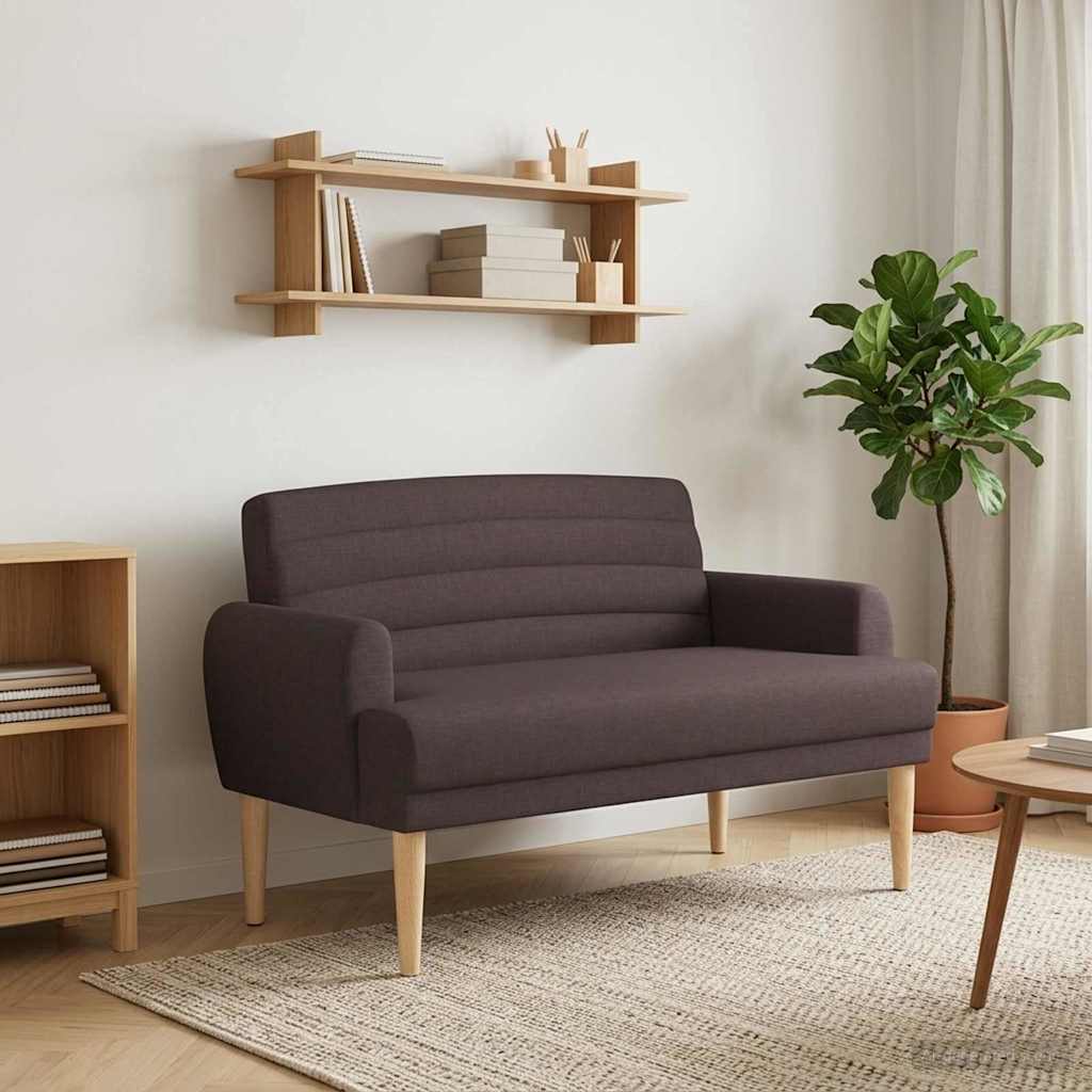 vidaXL Loungebank met knopencomfort Lichtgrijs 116 x 67 x 80 cm Stof