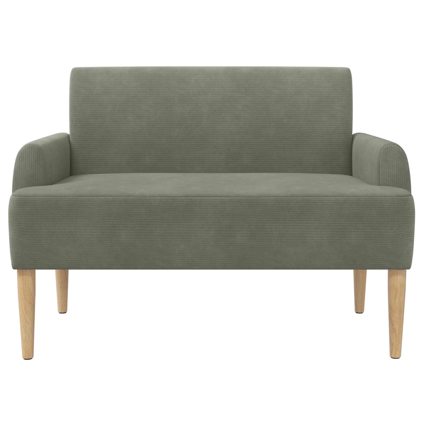 vidaXL Loungebank met knopencomfort Lichtgrijs 116 x 67 x 81 cm