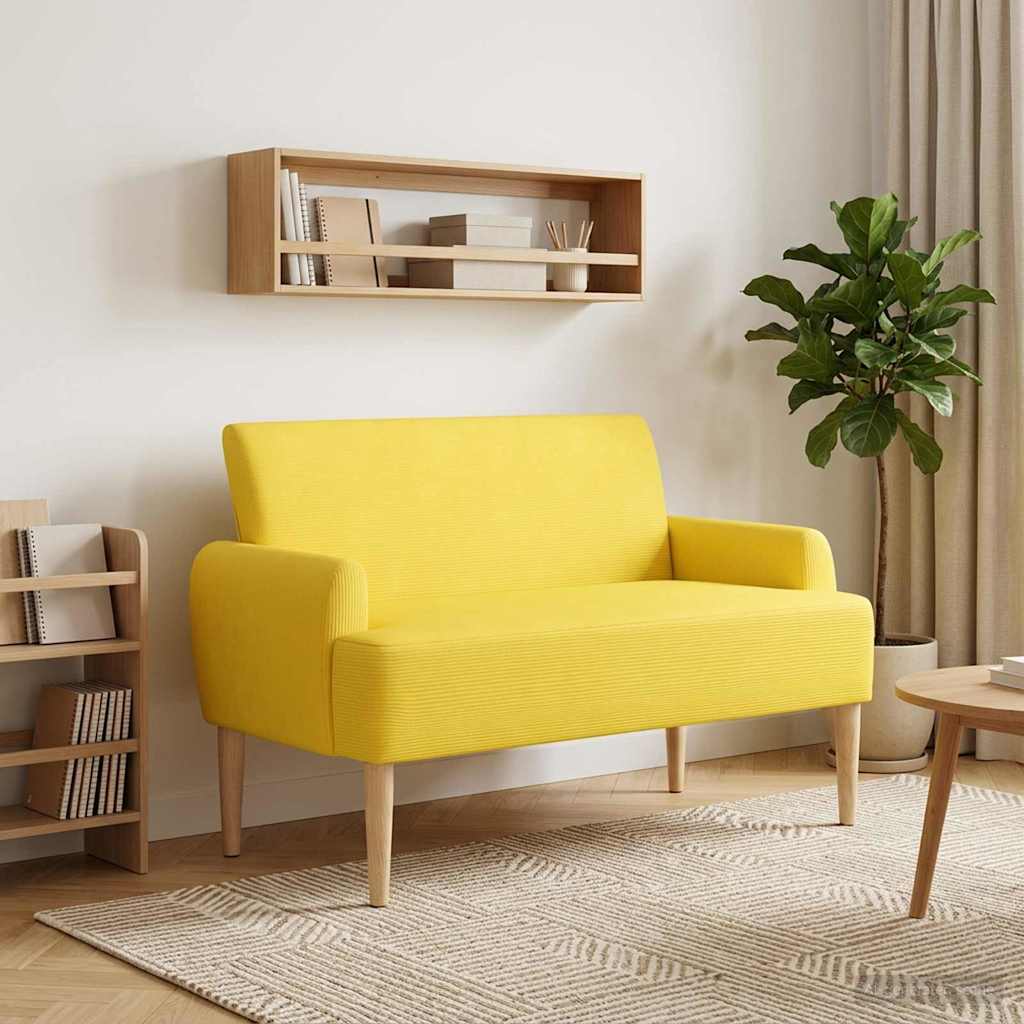vidaXL Loungebank met knopencomfort Lichtgrijs 116 x 67 x 81 cm