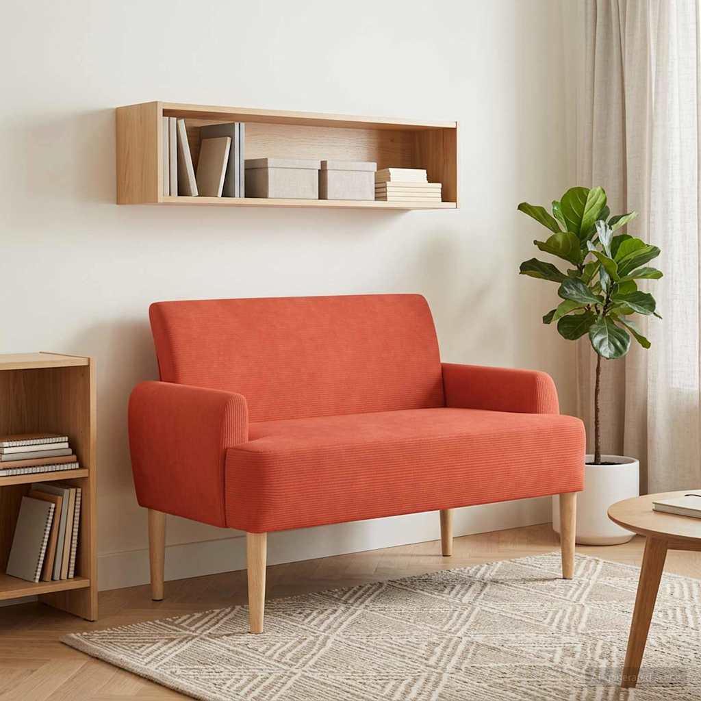 vidaXL Loungebank met knopencomfort Lichtgrijs 116 x 67 x 81 cm