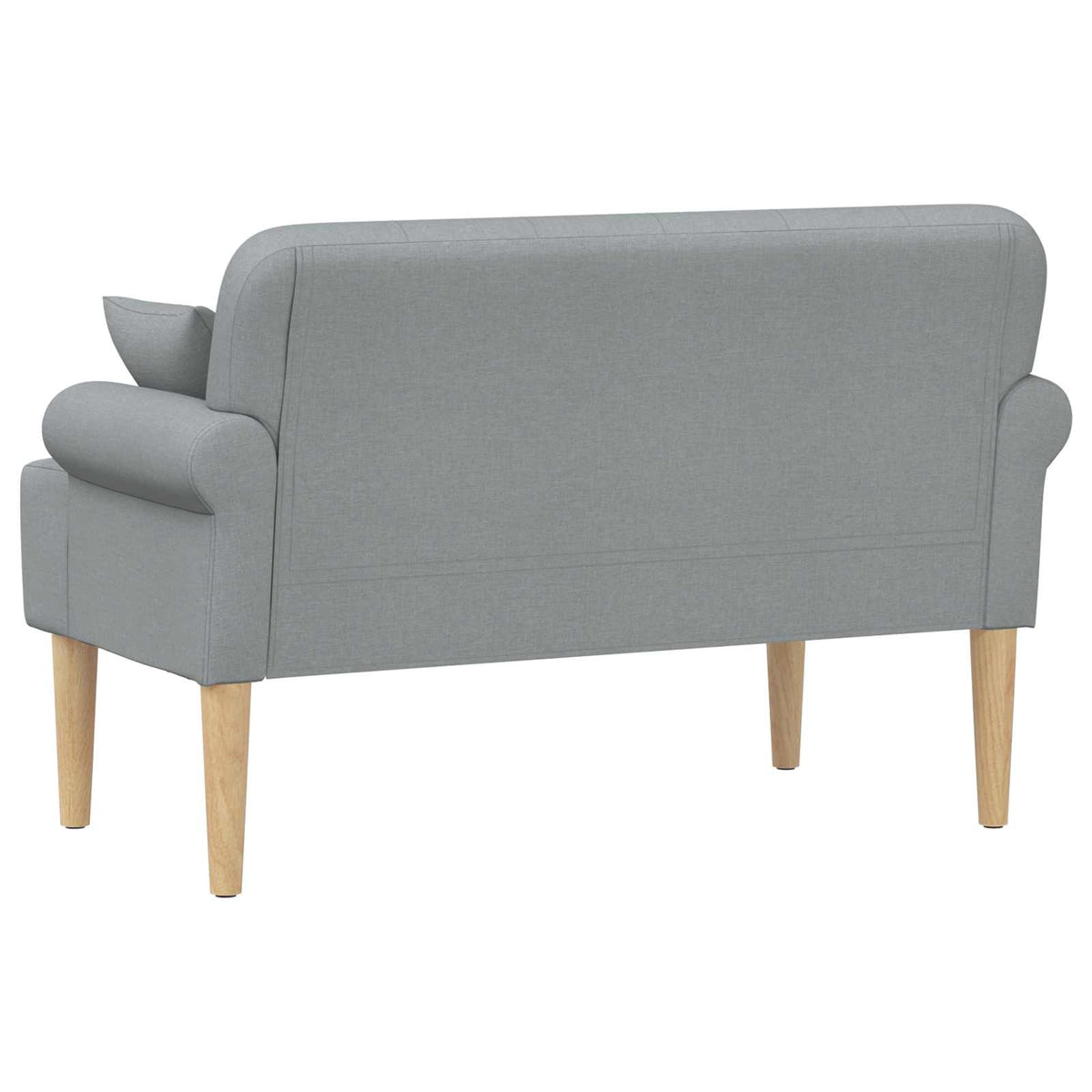 vidaXL Loungebank met knopencomfort Zwart 120 x 65 x 79 cm Stof