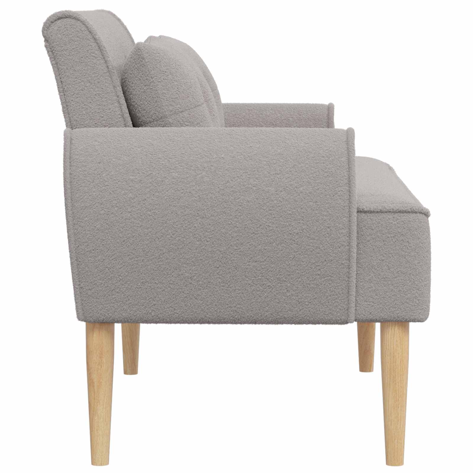 vidaXL Loungebank met knopencomfort Crèmekleurig 117 x 67 x 77 cm