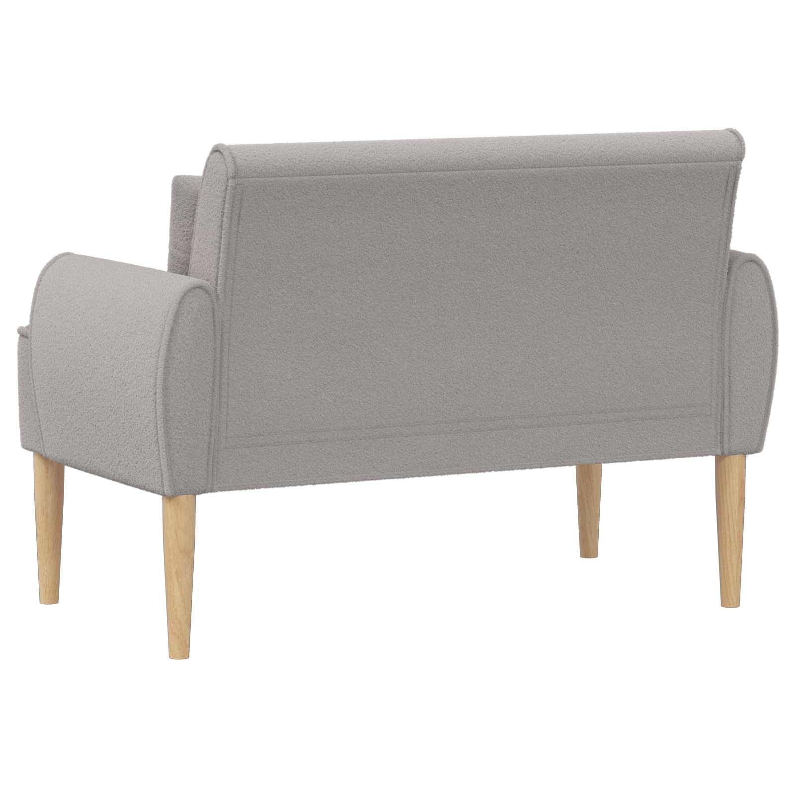 vidaXL Loungebank met knopencomfort Crèmekleurig 117 x 67 x 77 cm
