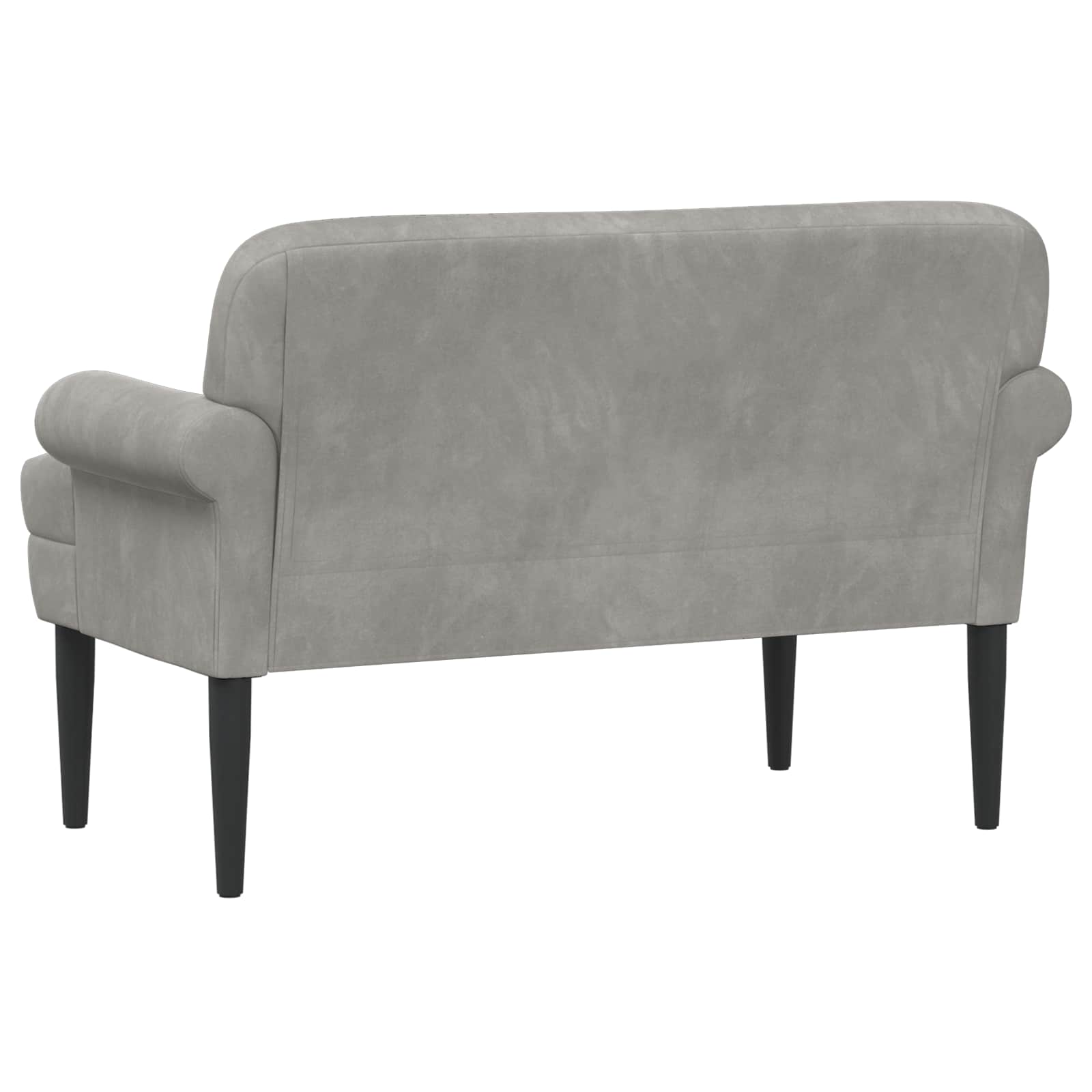 vidaXL Loungebank met knopencomfort Lichtgrijs 120 x 66 x 78 cm