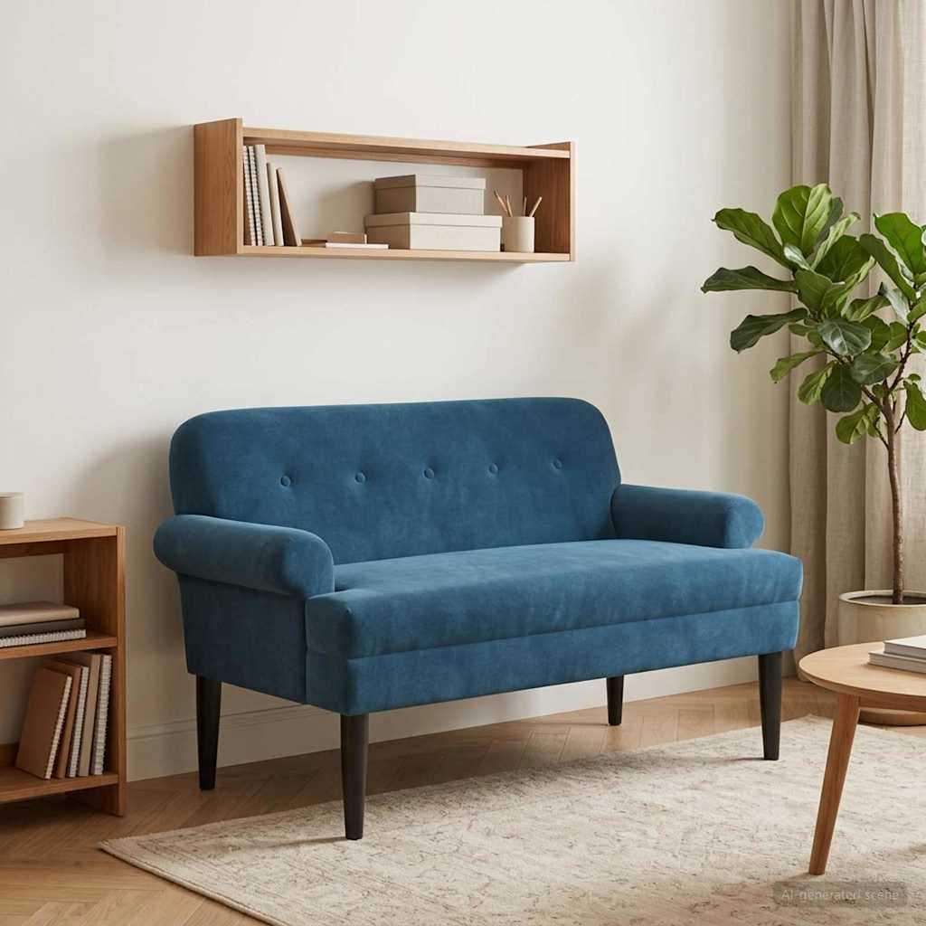 vidaXL Loungebank met knopencomfort Lichtgrijs 120 x 66 x 78 cm
