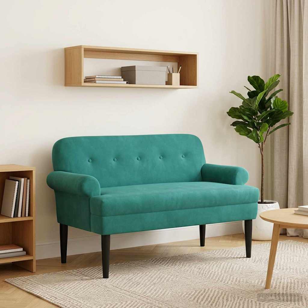 vidaXL Loungebank met knopencomfort Lichtgrijs 120 x 66 x 78 cm