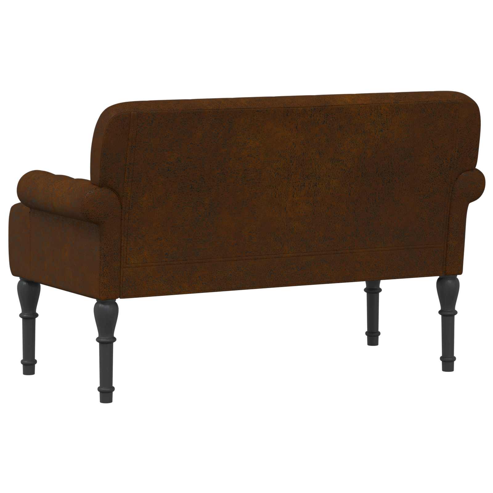 vidaXL Loungebank met knopencomfort Bruin 120 x 65 x 78 cm