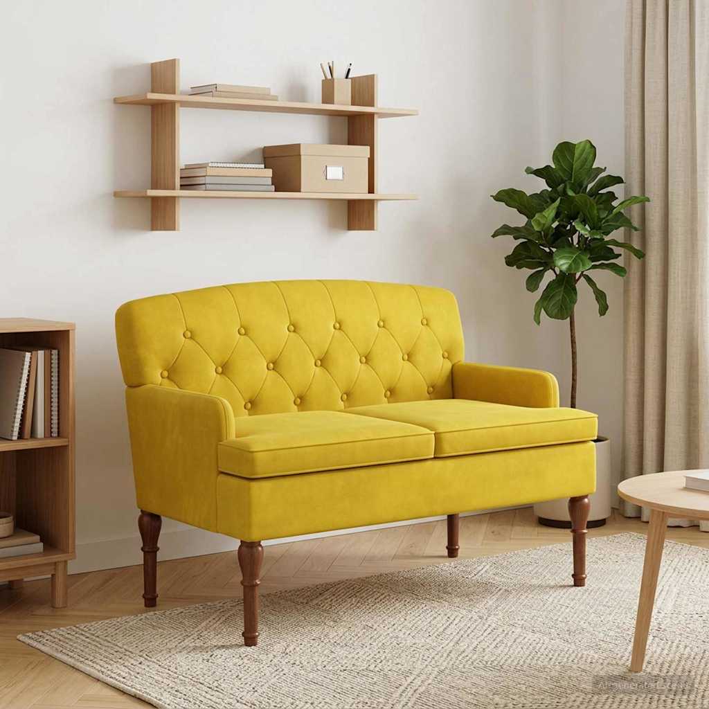 vidaXL Loungebank met knopencomfort Lichtgrijs 111 x 65 x 79 cm