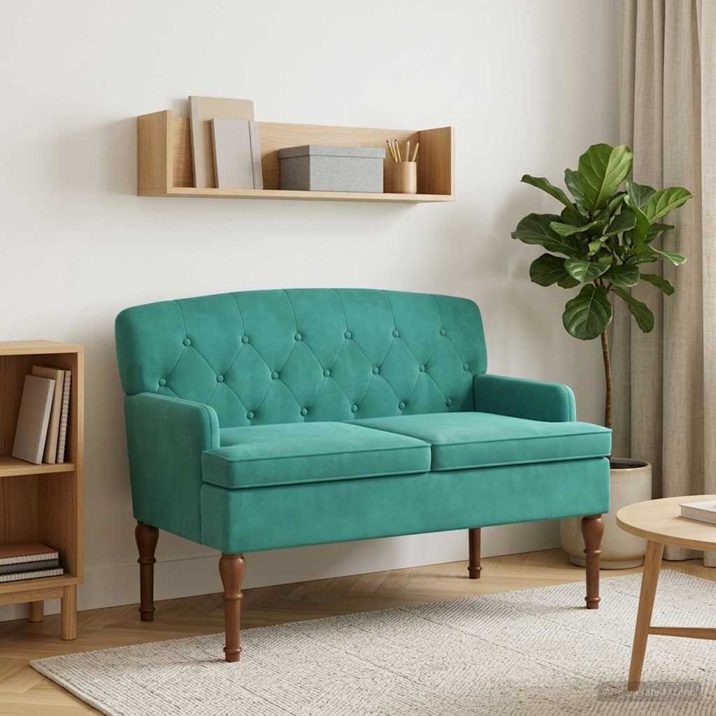 vidaXL Loungebank met knopencomfort Lichtgrijs 111 x 65 x 79 cm