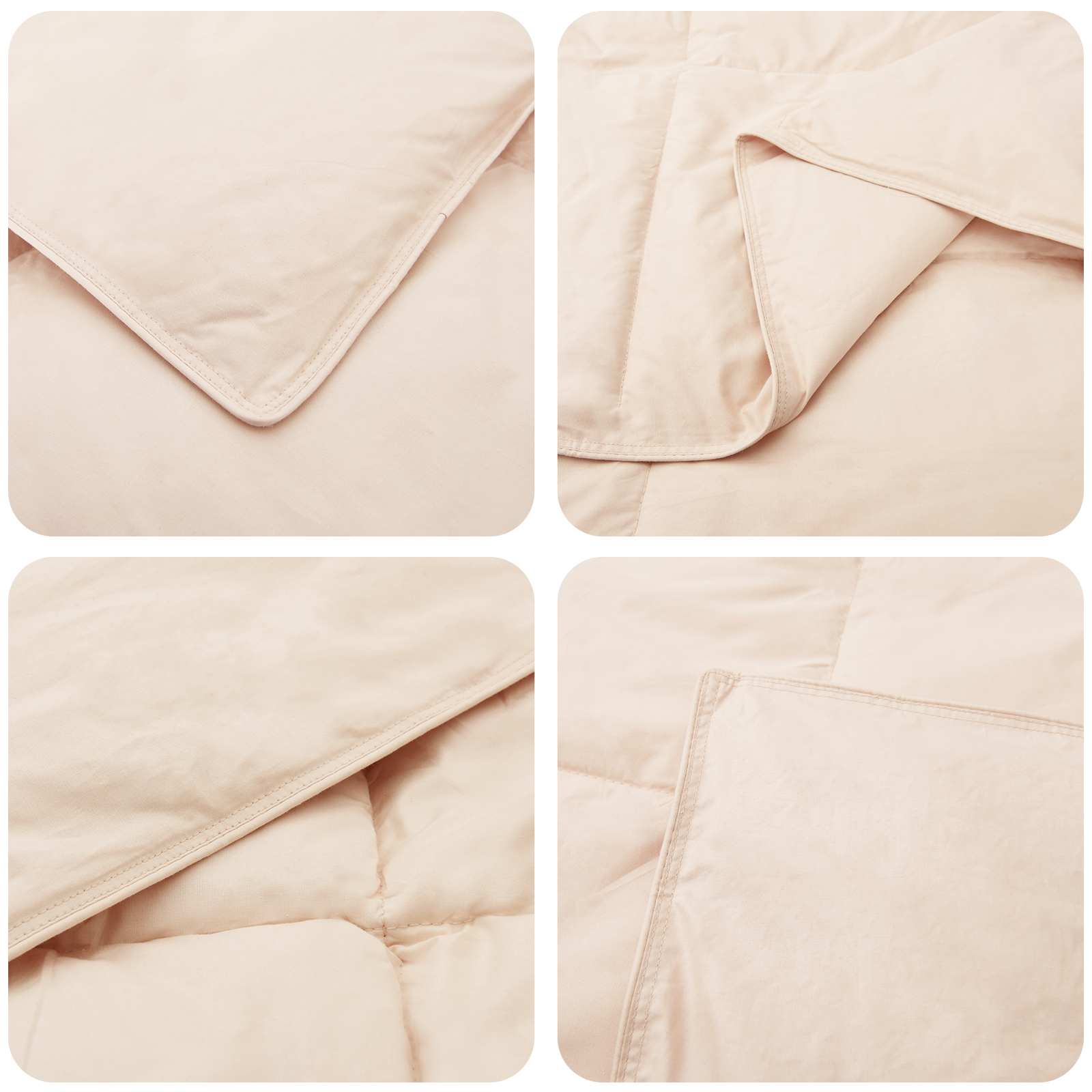 vidaXL Winter dekbed Beige 135 x 200 cm 100% Natuurlijke Kapok