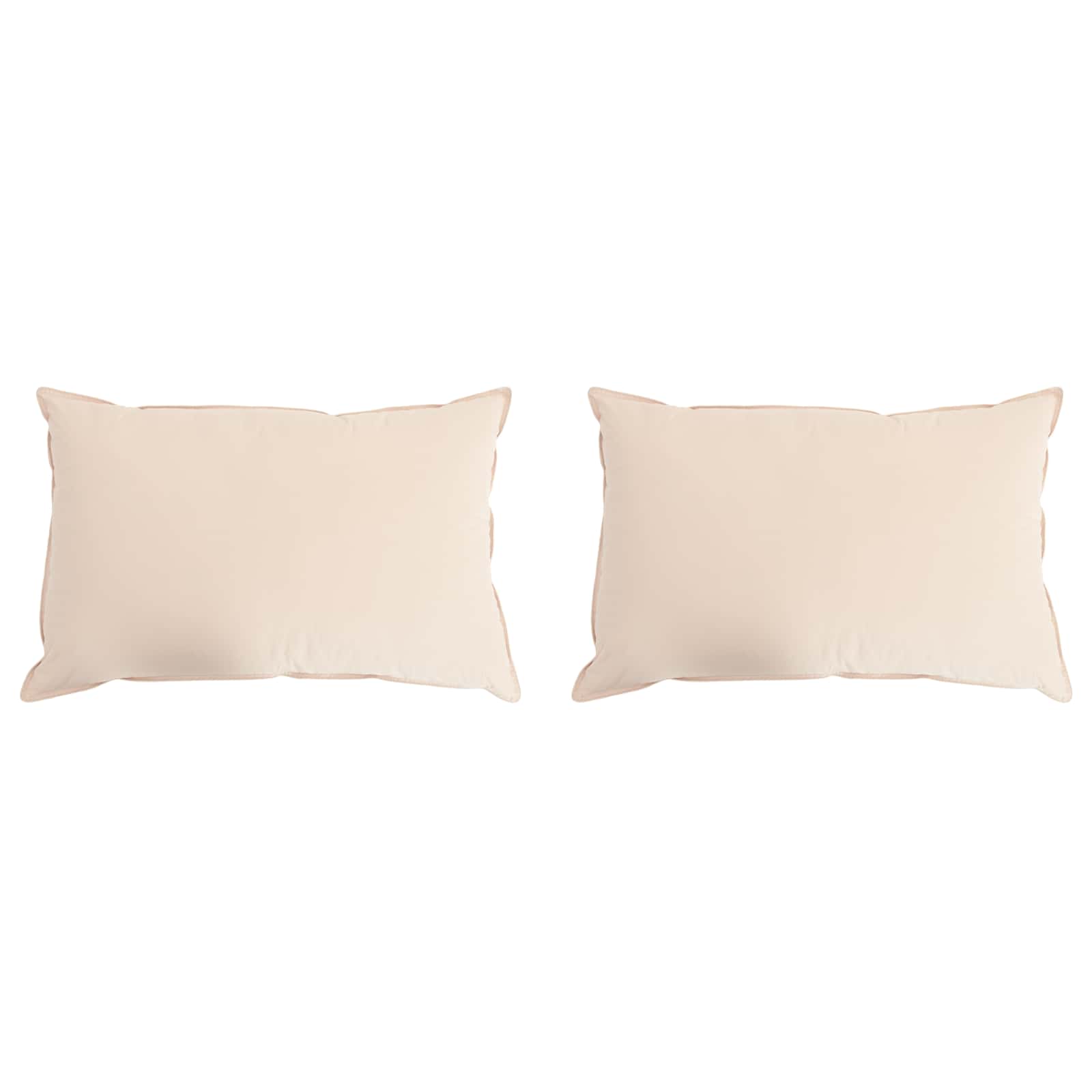vidaXL Hoofdkussen Beige 40 x 60 cm Kapokvezel