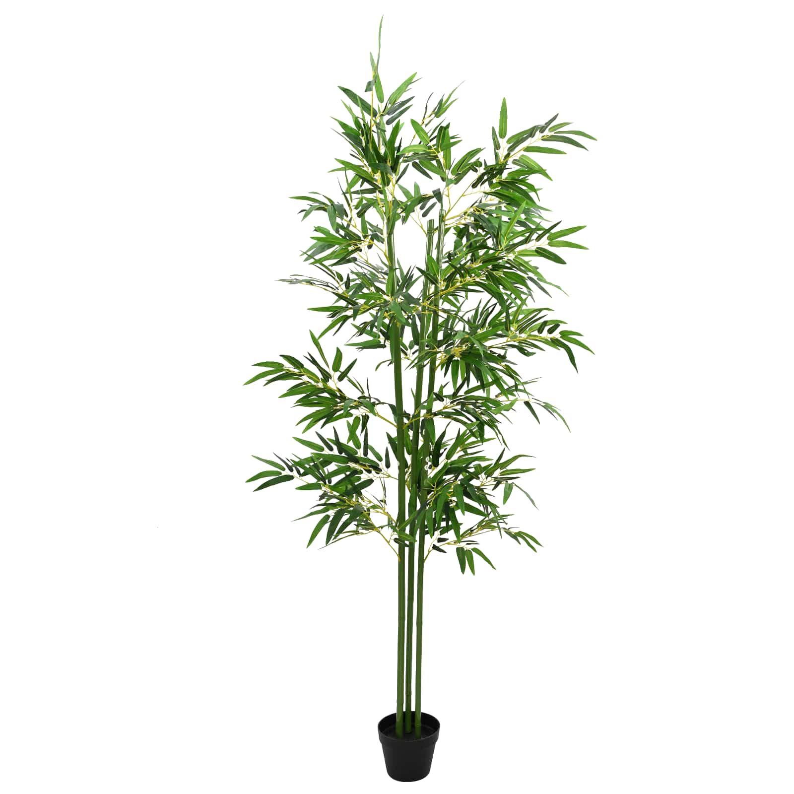vidaXL Nepp Bambo Boom 4 pcs Groen 60 x 18 x 190 cm Stof en Bamboe
