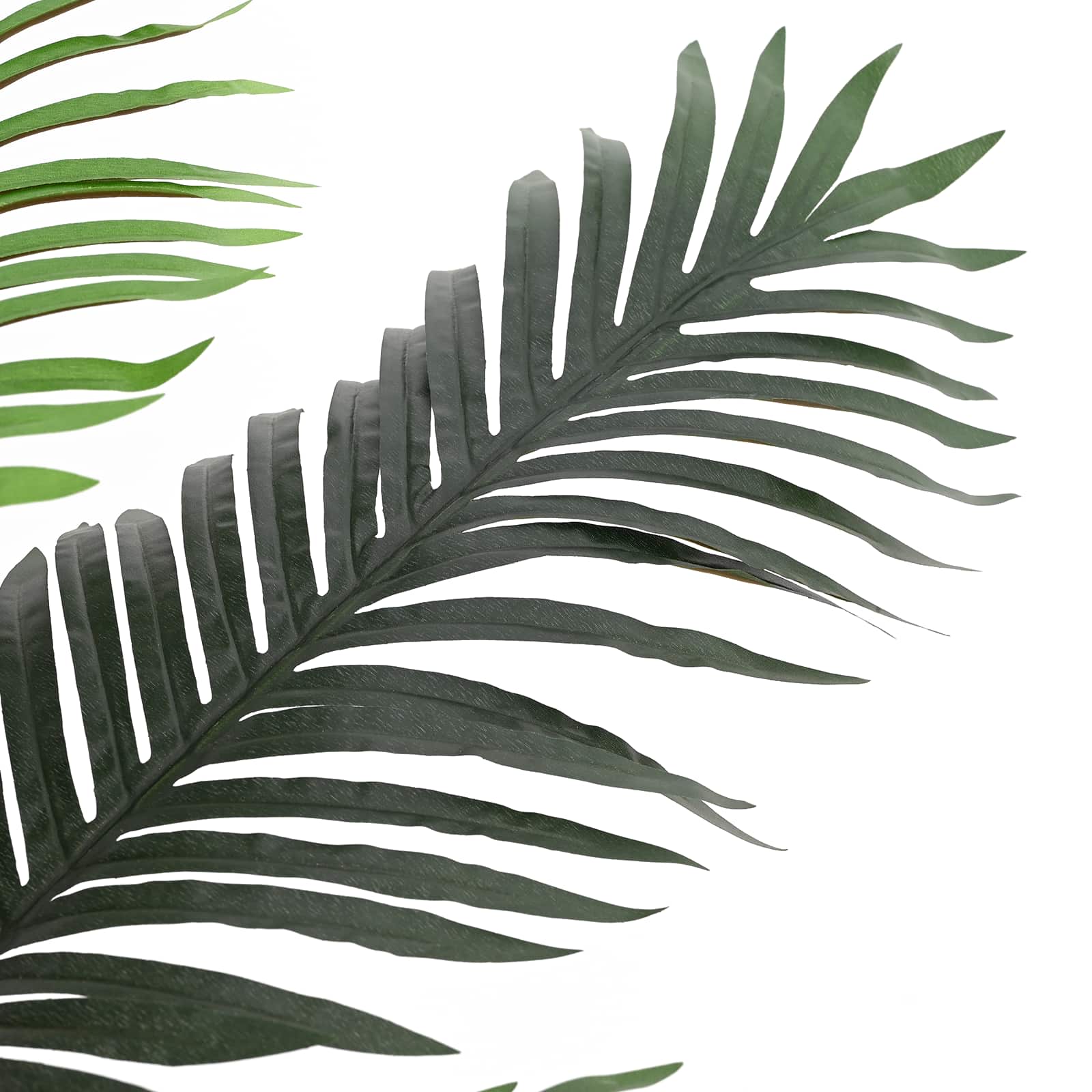 vidaXL Kunstmatige Cocuspalmboom Groen 70 x 18 x 140 cm Stof en Bamboe