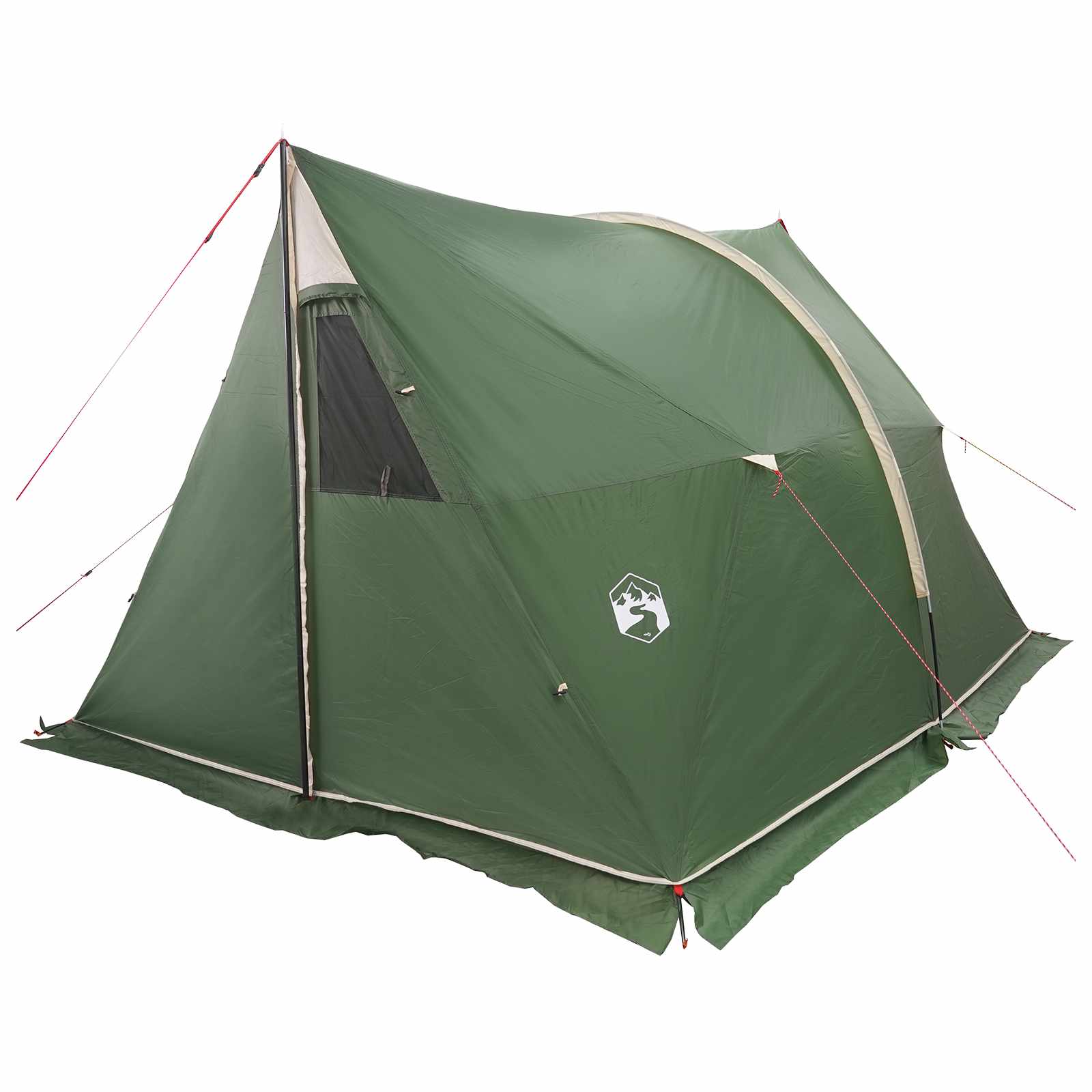 vidaXL Waterdichte Tent -persoons Groen 185T Polyester met PU Coating