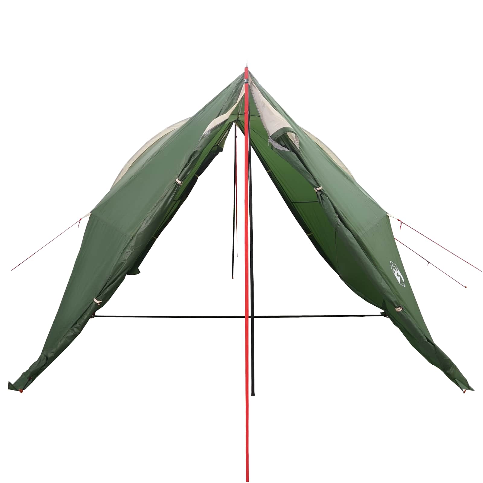 vidaXL Waterdichte Tent -persoons Groen 185T Polyester met PU Coating