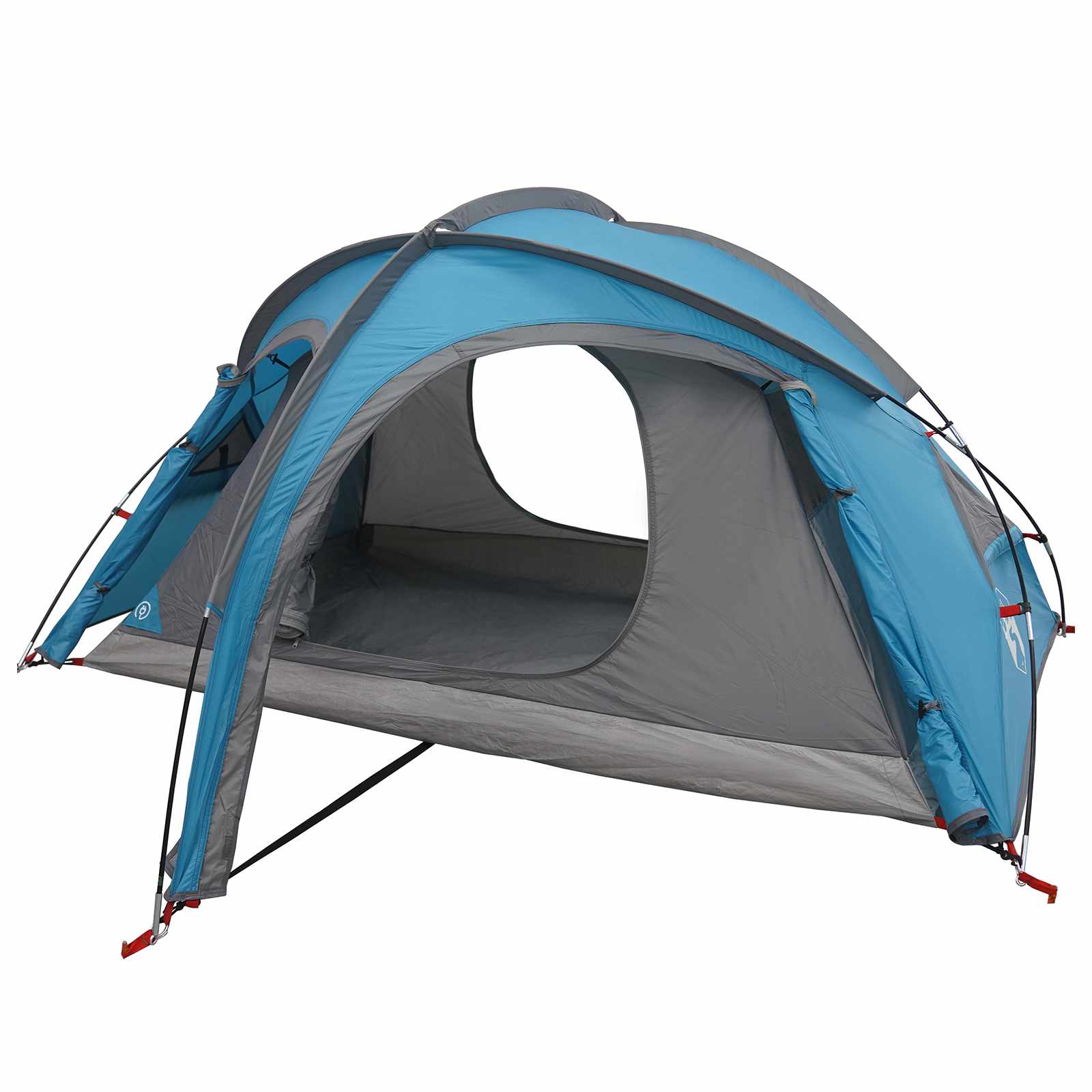 vidaXL Trekkingtent met regenhoes waterdicht 2-persoons Groen