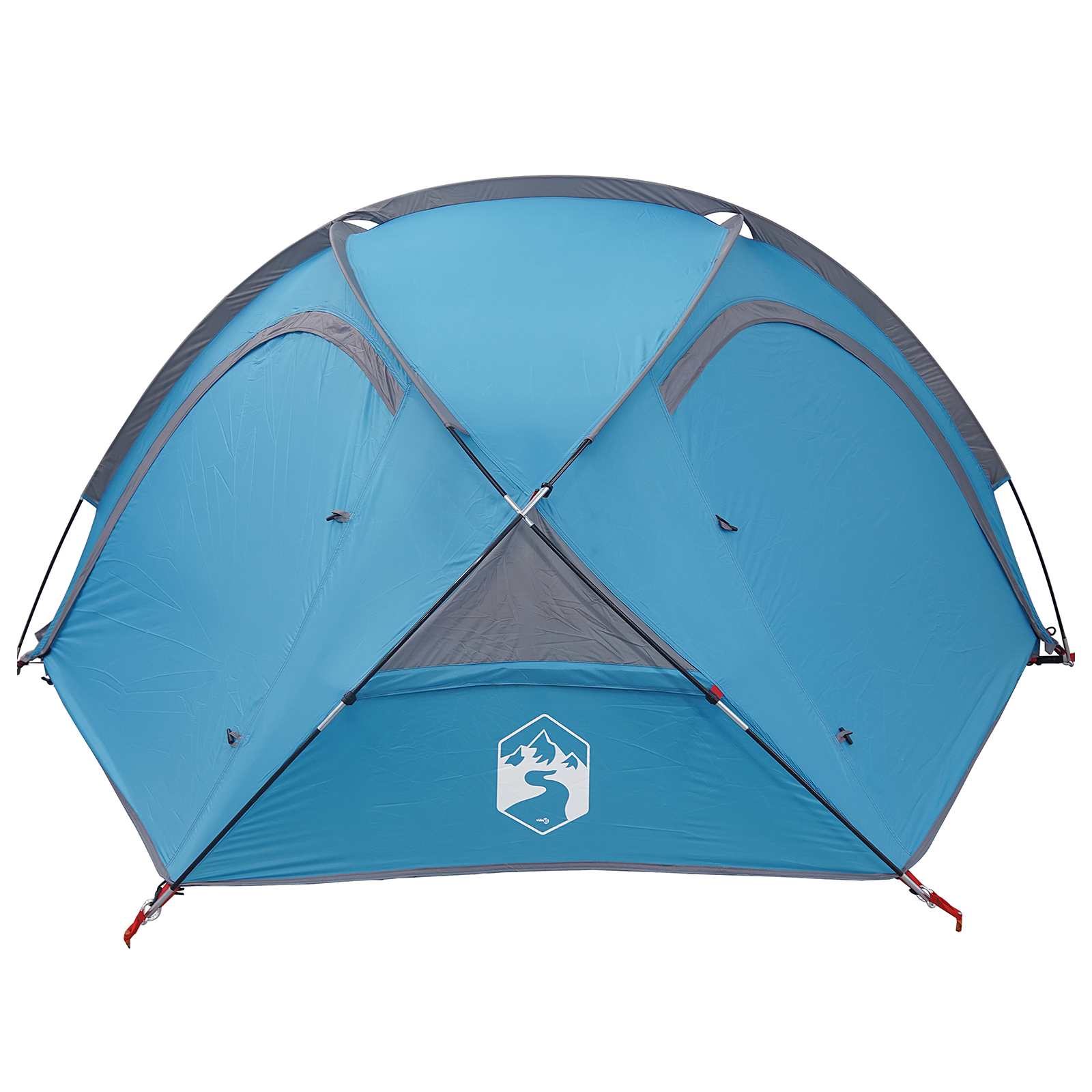 vidaXL Trekkingtent met regenhoes waterdicht 2-persoons Groen