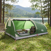 vidaXL Hiking Tent Waterdicht 1-persoons 1-Persoons Groen