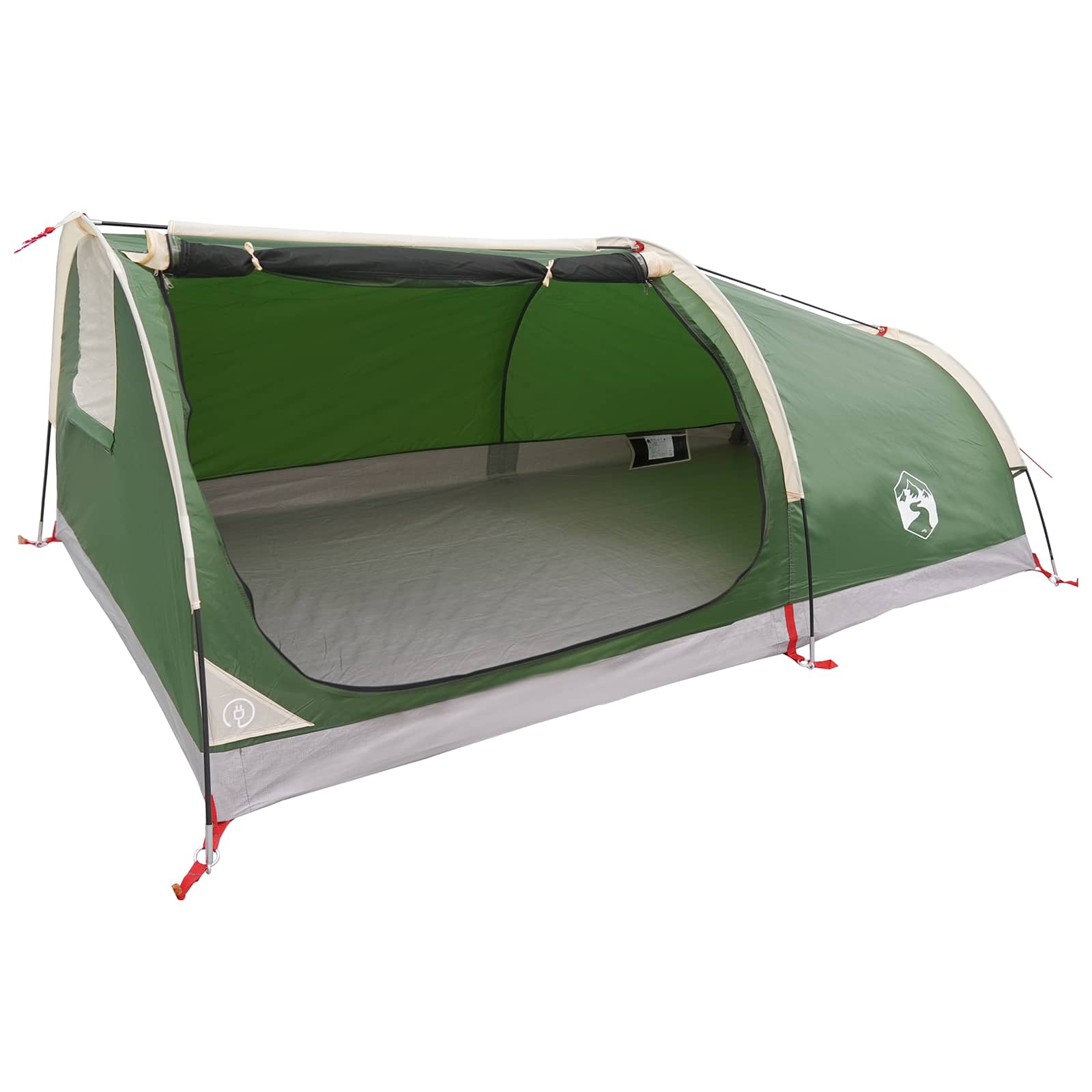 vidaXL Hiking Tent Waterdicht 1-persoons 1-Persoons Groen
