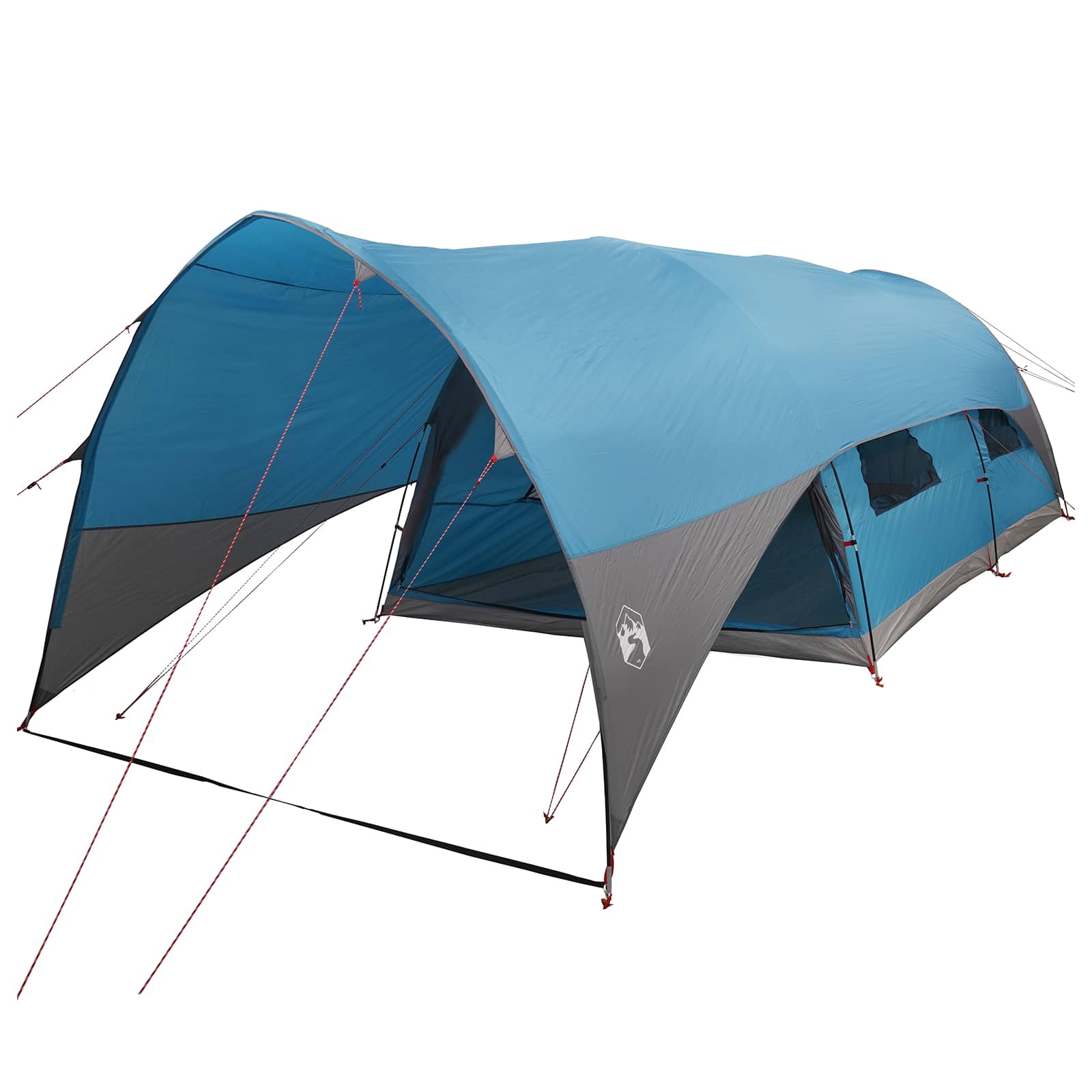 vidaXL Tunnel Tent met Waterdichte Regenhoes 10-persoons Groen