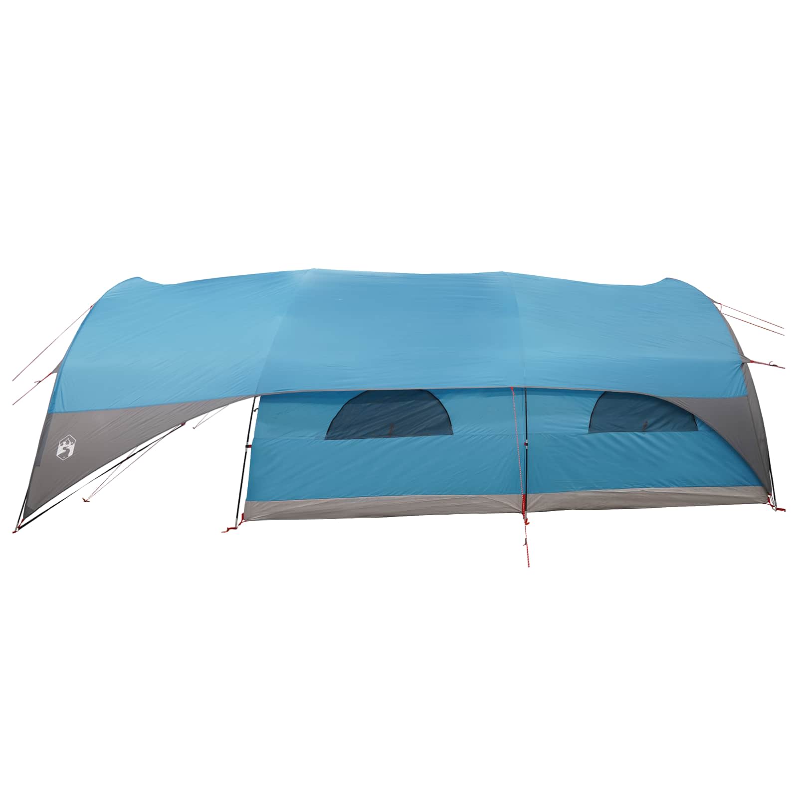 vidaXL Tunnel Tent met Waterdichte Regenhoes 10-persoons Groen