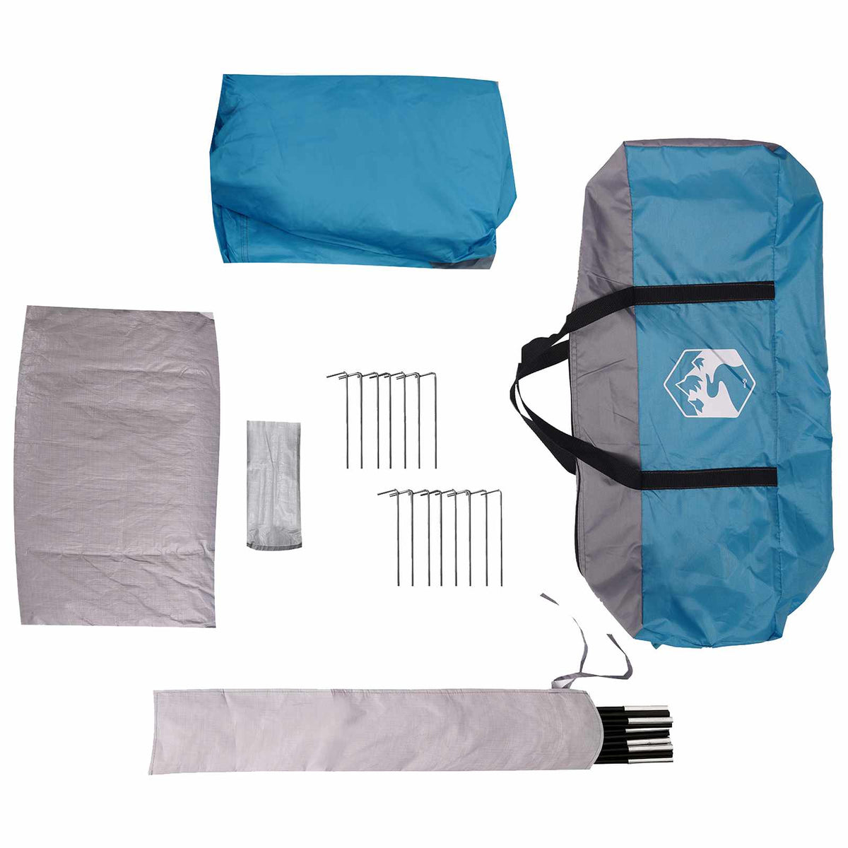 vidaXL Trekkingtent met waterdichte regenfly 10-persoons Groen