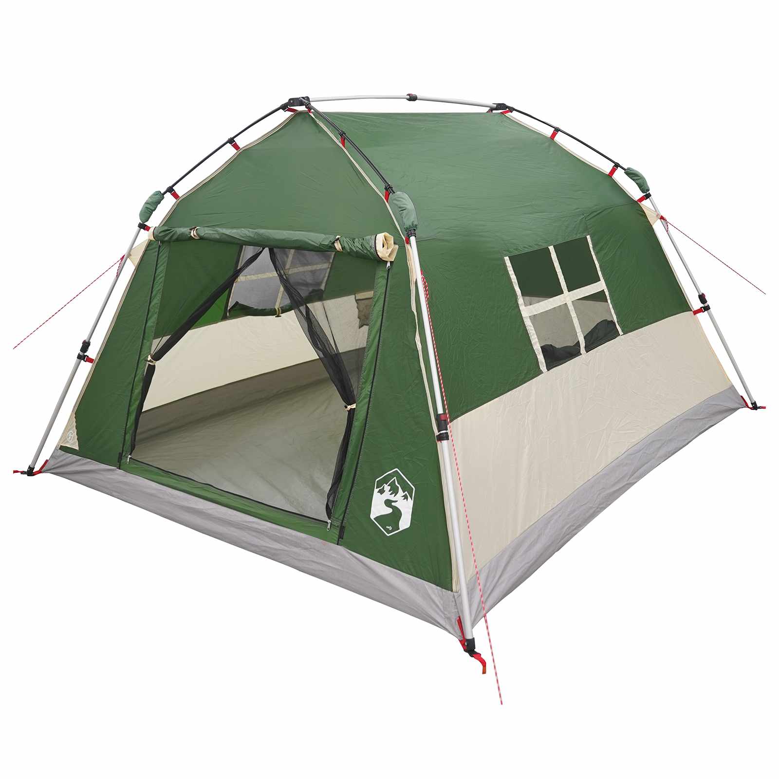 vidaXL Instant Tent Water-resistant 3-persoons 3-persoons Groen