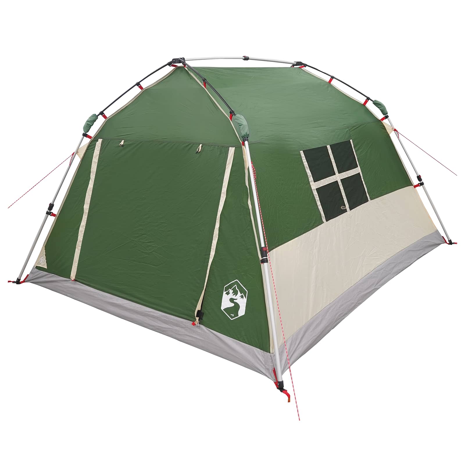 vidaXL Instant Tent Water-resistant 3-persoons 3-persoons Groen
