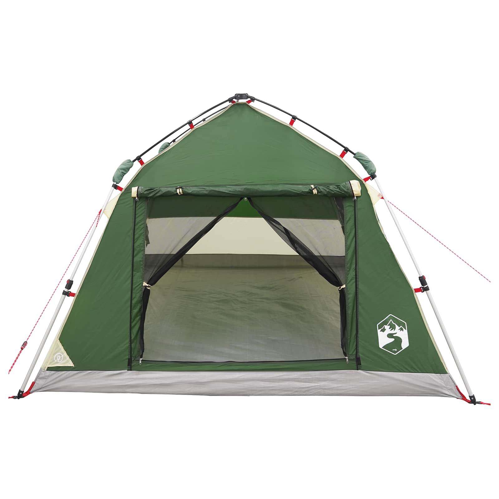 vidaXL Instant Tent Water-resistant 3-persoons 3-persoons Groen