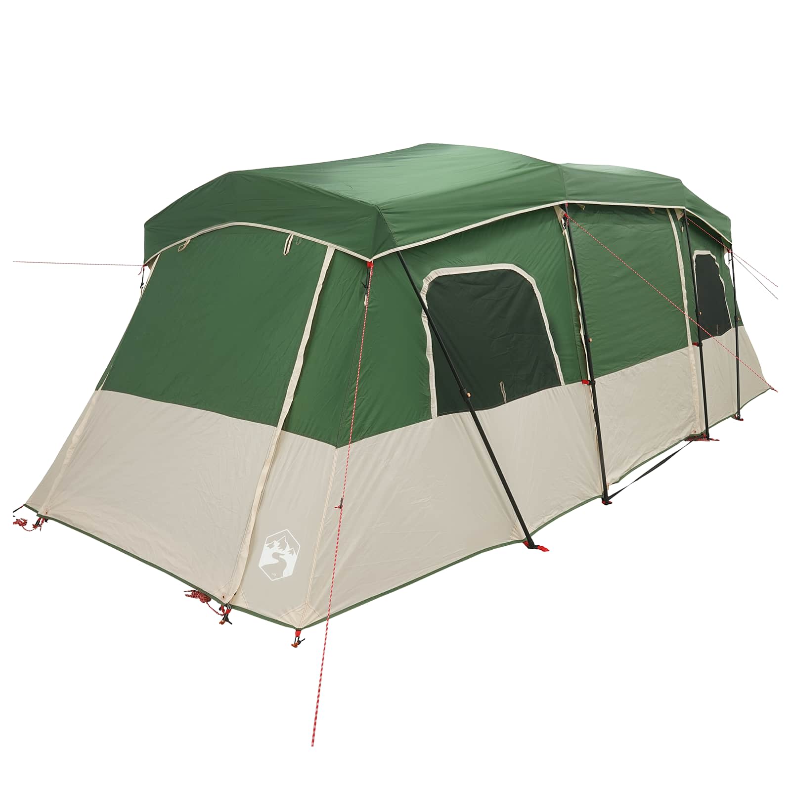 vidaXL 3-persoons 3-persoons Groen 185T Polyester met PU Coating