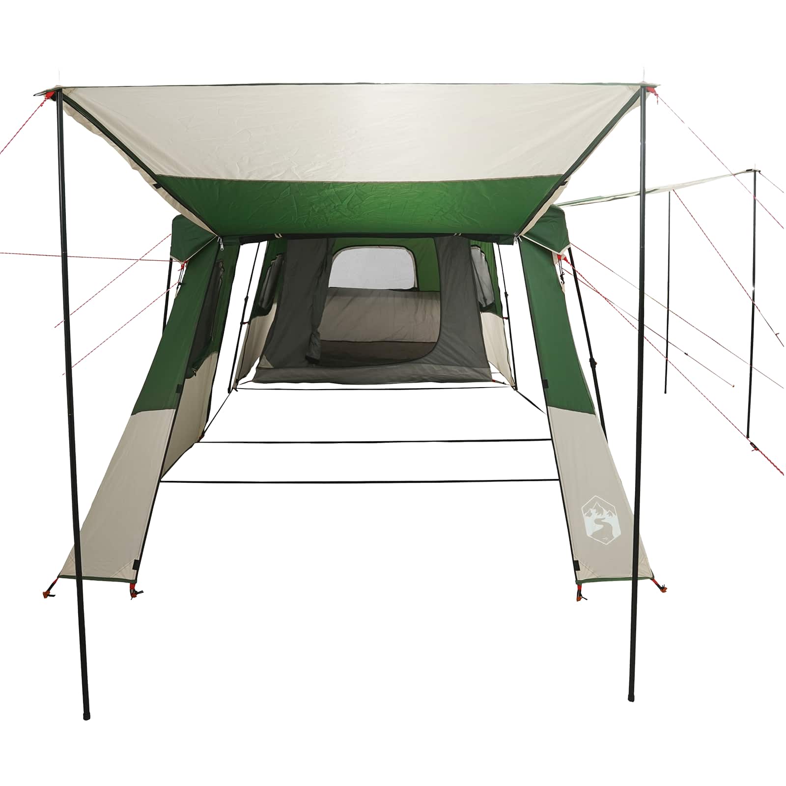 vidaXL 3-persoons 3-persoons Groen 185T Polyester met PU Coating