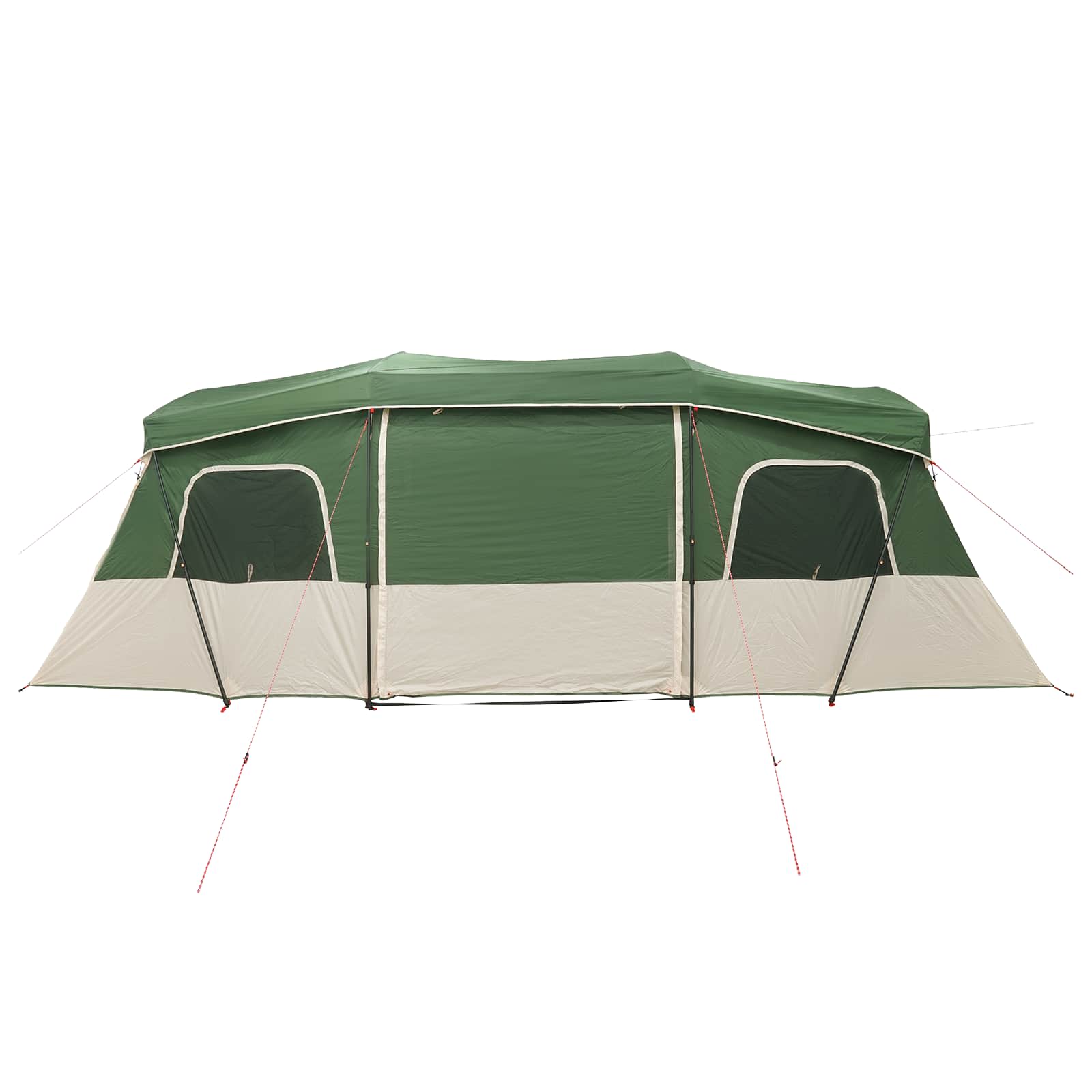 vidaXL 3-persoons 3-persoons Groen 185T Polyester met PU Coating