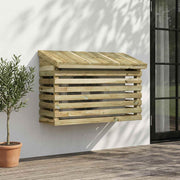 vidaXL Omkasting voor airconditioner 90x40x60 cm Geïmpregneerd grenenhout