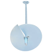 vidaXL Aardeankers 4 pcs Zilverkleurig Ø10 x 60 cm