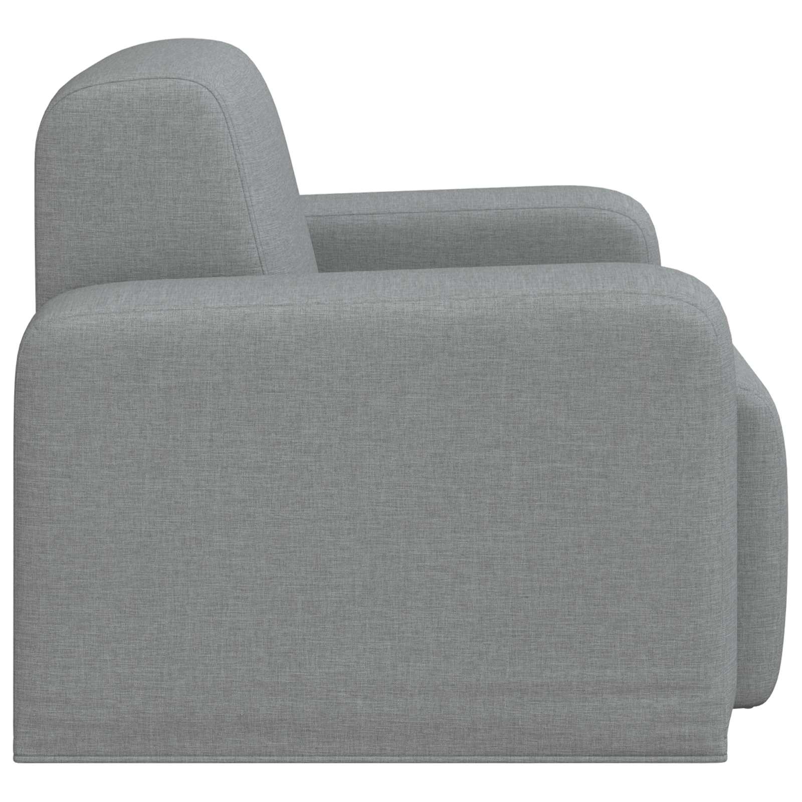 vidaXL Fauteuil Lichtgrijs Stof